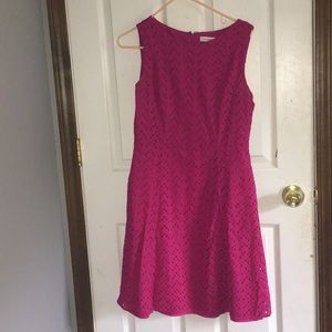 Dark pink dress